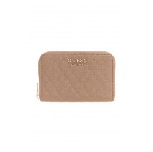 GUESS ISEMAY SLG MEDIUM ZIP AROUND ΠΟΡΤΟΦΟΛΙ ΓΥΝΑΙΚΕΙΟ MOCHA