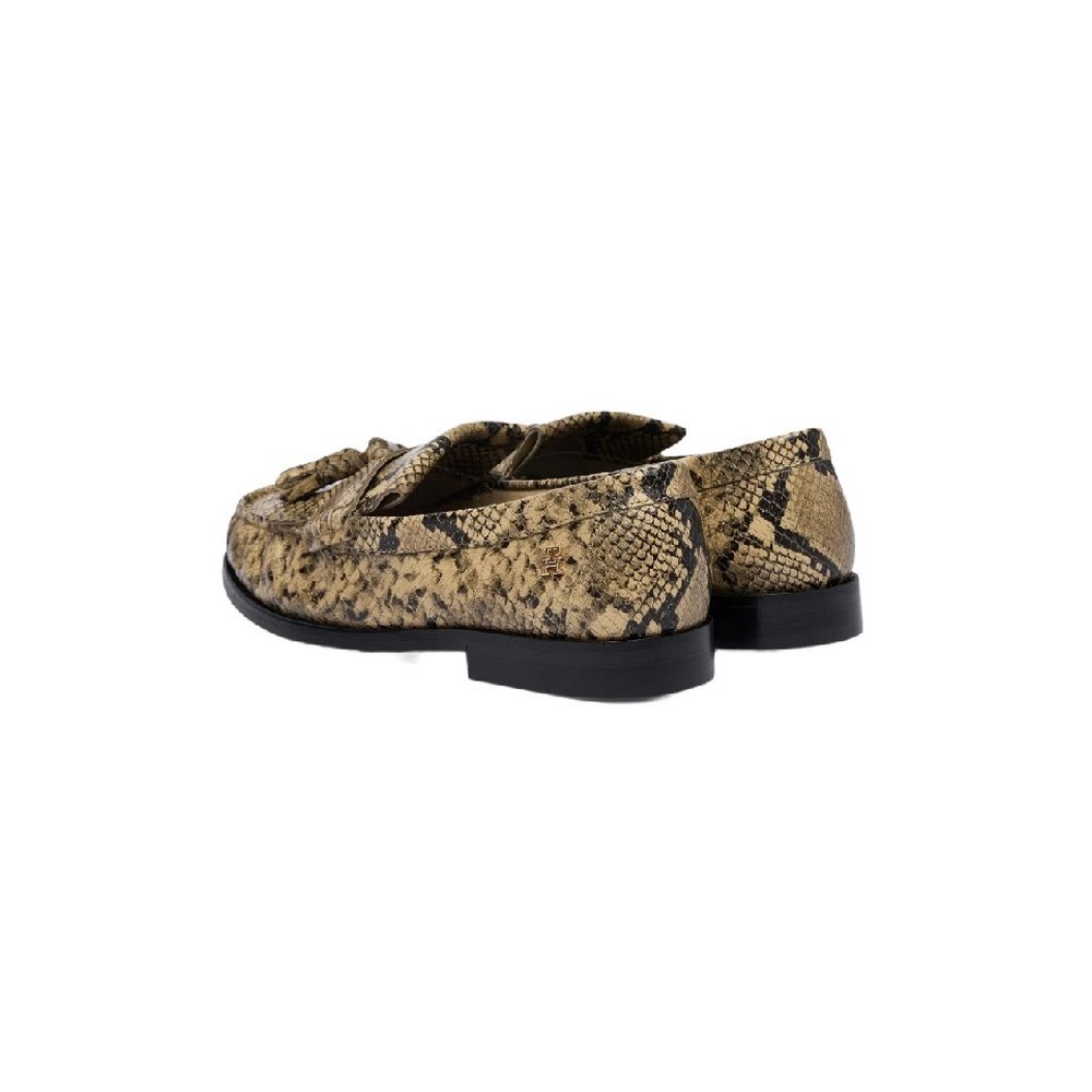TOMMY HILFIGER LOAFER TASSEL SNAKE ΠΑΠΟΥΤΣΙ ΓΥΝΑΙΚΕΙΟ SNAKE PRINT