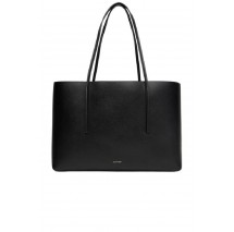 CALVIN KLEIN FOIL LOGO TOTE W/POUCH ΤΣΑΝΤΑ ΓΥΝΑΙΚΕΙΑ BLACK