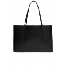 CALVIN KLEIN FOIL LOGO TOTE W/POUCH ΤΣΑΝΤΑ ΓΥΝΑΙΚΕΙΑ BLACK