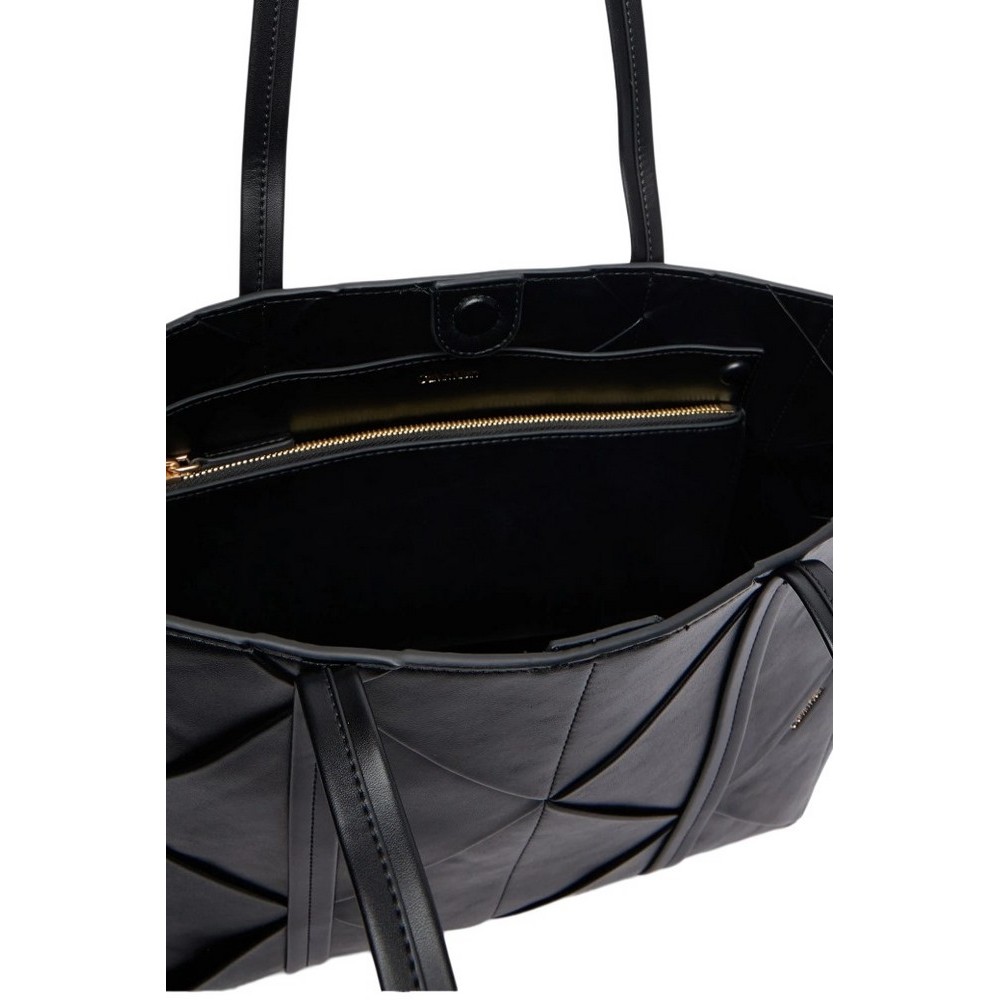 CALVIN KLEIN WOVEN MEDIUM CARRYALL ΤΣΑΝΤΑ ΓΥΝΑΙΚΕΙΑ BLACK