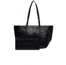 CALVIN KLEIN WOVEN MEDIUM CARRYALL ΤΣΑΝΤΑ ΓΥΝΑΙΚΕΙΑ BLACK