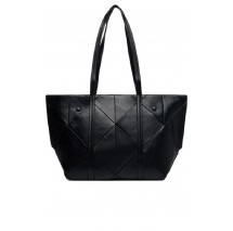 CALVIN KLEIN WOVEN MEDIUM CARRYALL ΤΣΑΝΤΑ ΓΥΝΑΙΚΕΙΑ BLACK