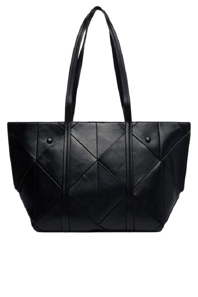 CALVIN KLEIN WOVEN MEDIUM CARRYALL ΤΣΑΝΤΑ ΓΥΝΑΙΚΕΙΑ BLACK
