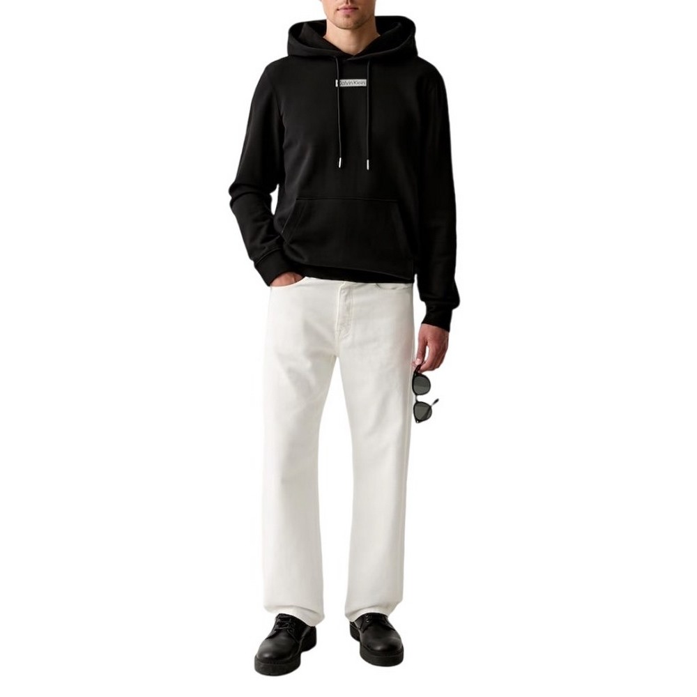 CALVIN KLEIN 350TERRY EU SP GR ΦΟΥΤΕΡ ΜΠΛΟΥΖΑ ΑΝΔΡΙΚΗ BLACK
