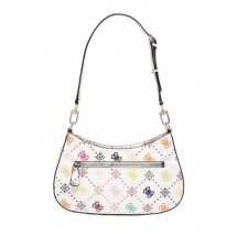 GUESS EMELIE LOGO TOP ZIP SHLDR BAG ΤΣΑΝΤΑ ΓΥΝΑΙΚΕΙΑ MULTI