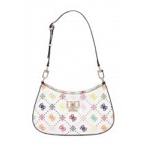 GUESS EMELIE LOGO TOP ZIP SHLDR BAG ΤΣΑΝΤΑ ΓΥΝΑΙΚΕΙΑ MULTI