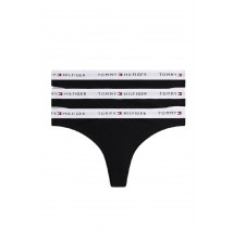 TOMMY HILFIGER 3 PACK THONG ΕΣΩΡΟΥΧΟ ΓΥΝΑΙΚΕΙΟ BLACK