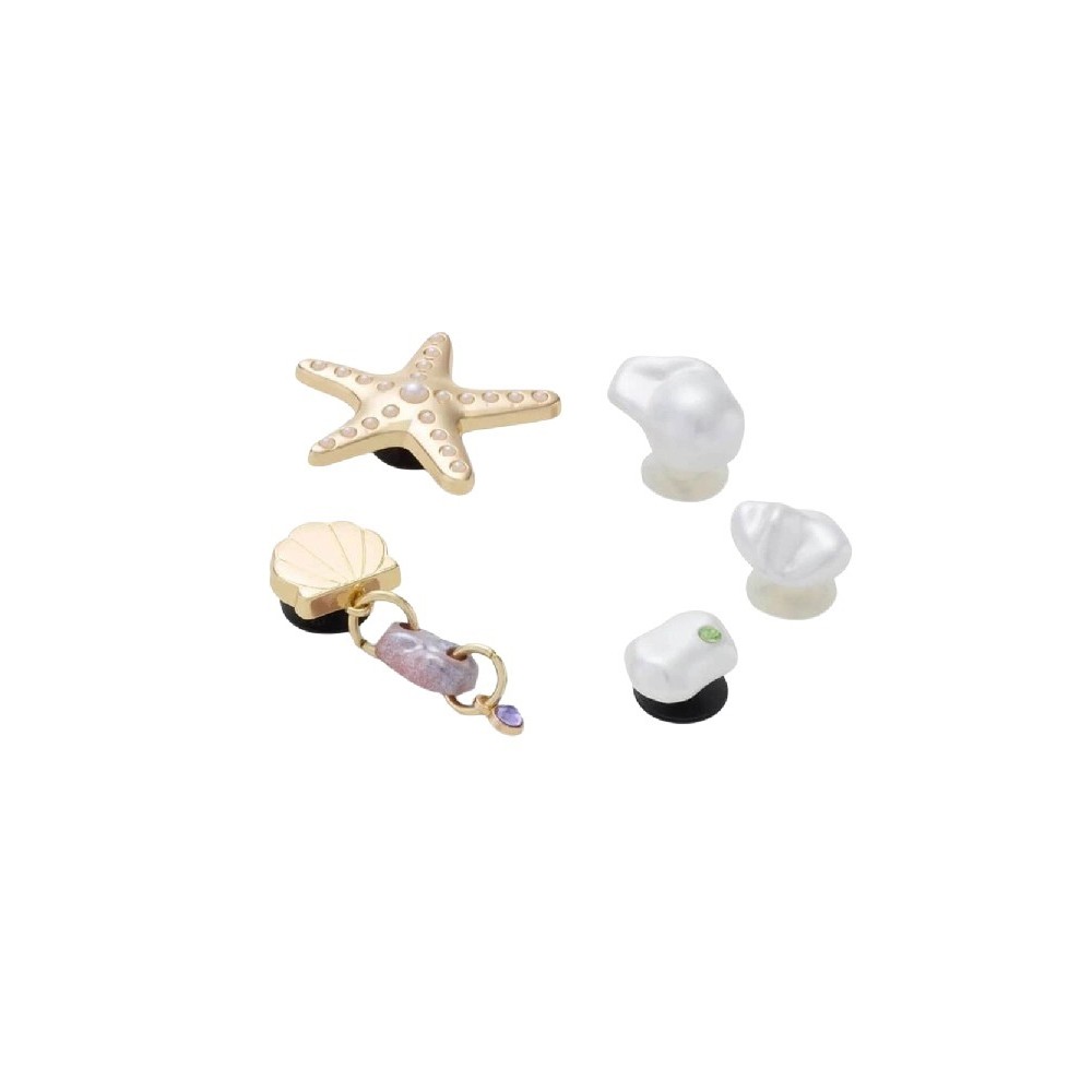 CROCS GOLD SEA 5 PACK JIBBITZ CHARMS ΑΞΕΣΟΥΑΡ ΓΥΝΑΙΚΕΙΟ GOLD