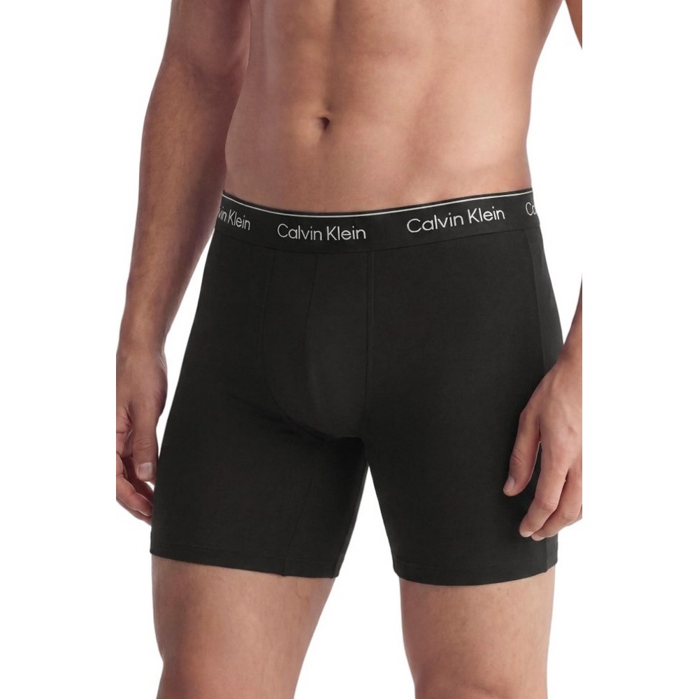 CALVIN KLEIN BOXER BRIEF 3PK ΕΣΩΡΟΥΧΟ ΑΝΔΡΙΚΟ CK BLACK
