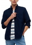 TOMMY JEANS REG BABY CORDUROY SHIRT EXT ΠΟΥΚΑΜΙΣΟ ΑΝΔΡΙΚΟ NAVY