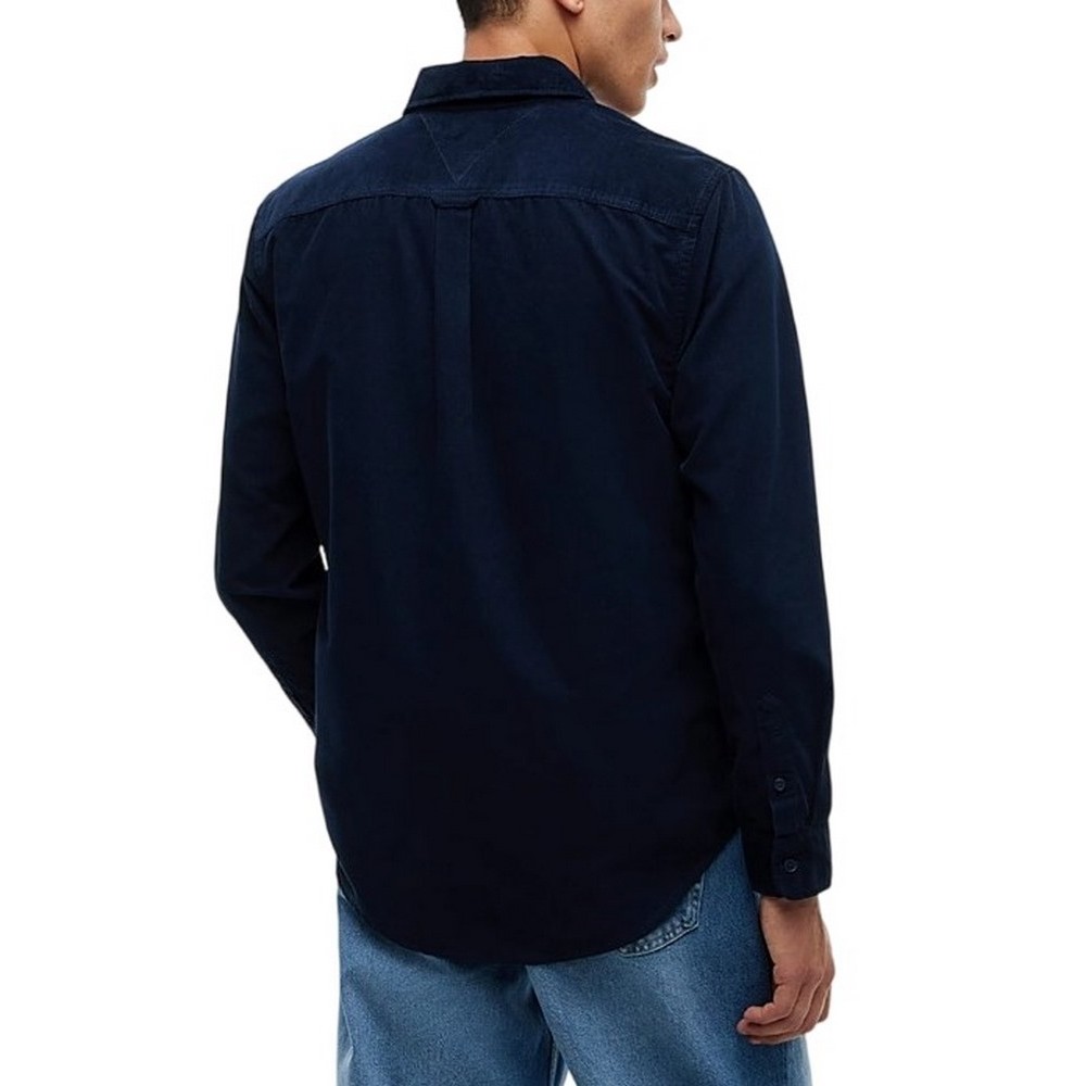 TOMMY JEANS REG BABY CORDUROY SHIRT EXT ΠΟΥΚΑΜΙΣΟ ΑΝΔΡΙΚΟ NAVY