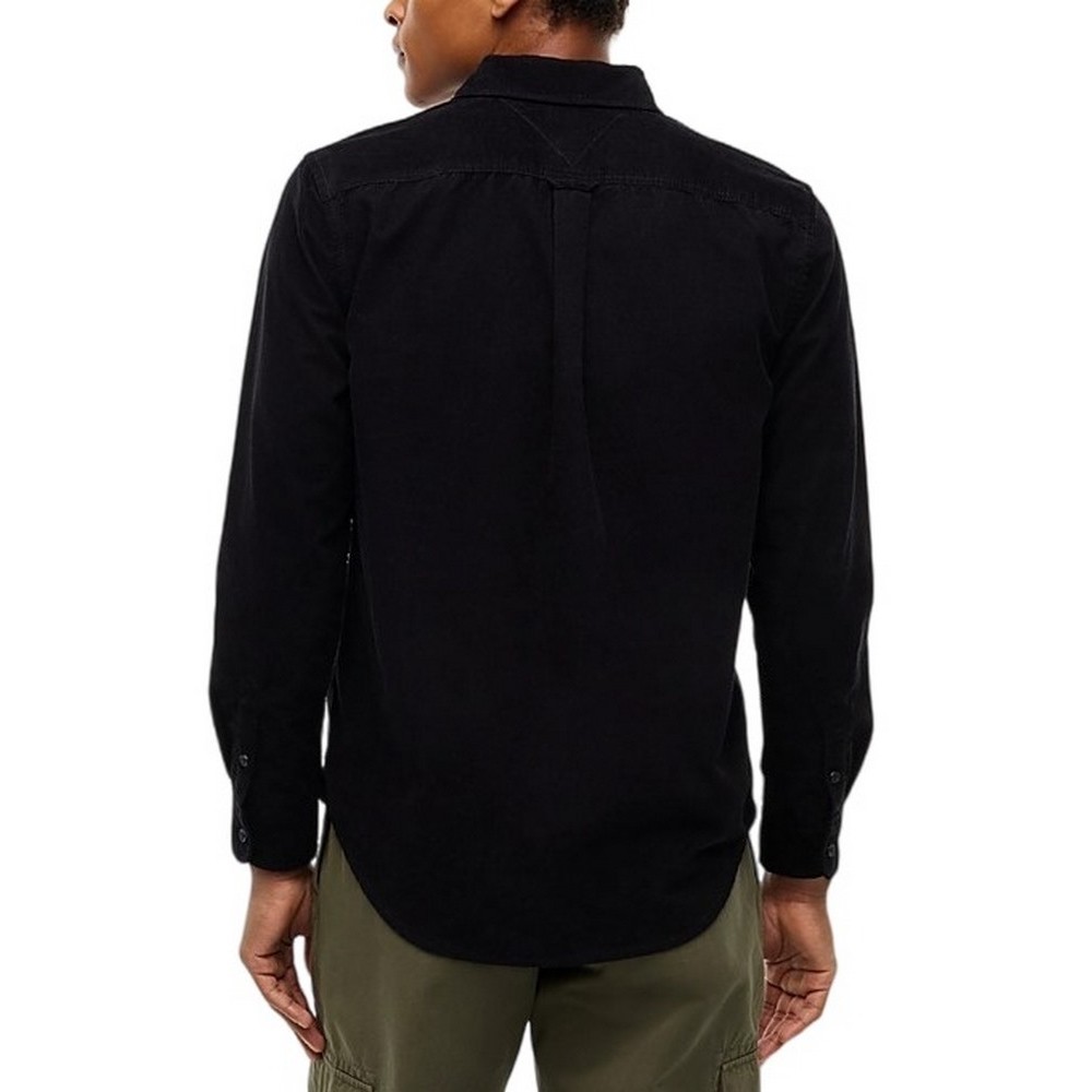 TOMMY JEANS REG BABY CORDUROY SHIRT EXT ΠΟΥΚΑΜΙΣΟ ΑΝΔΡΙΚΟ BLACK