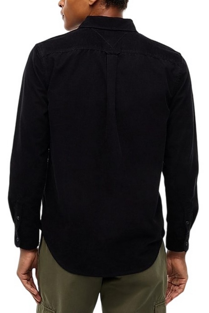 TOMMY JEANS REG BABY CORDUROY SHIRT EXT ΠΟΥΚΑΜΙΣΟ ΑΝΔΡΙΚΟ BLACK