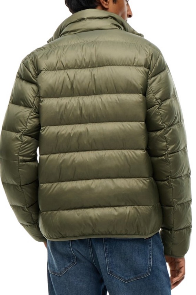 TOMMY JEANS LIGHT DOWN JACKET EXT ΜΠΟΥΦΑΝ ΑΝΔΡΙΚΟ MILITARY GREEN