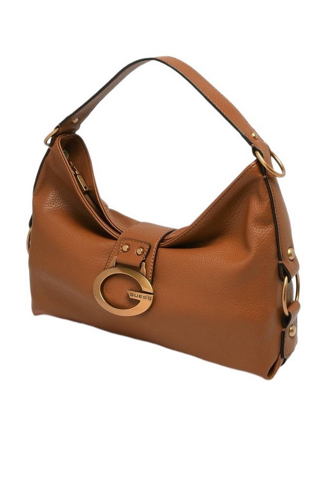 GUESS CAMDEN MINI SHOULDER BAG ΤΣΑΝΤΑ ΓΥΝΑΙΚΕΙΑ COGNAC