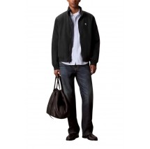 CALVIN KLEIN JEANS LS PADDED NYLON HARRINGTON JACKET ΜΠΟΥΦΑΝ ΑΝΔΡΙΚΟ BLACK