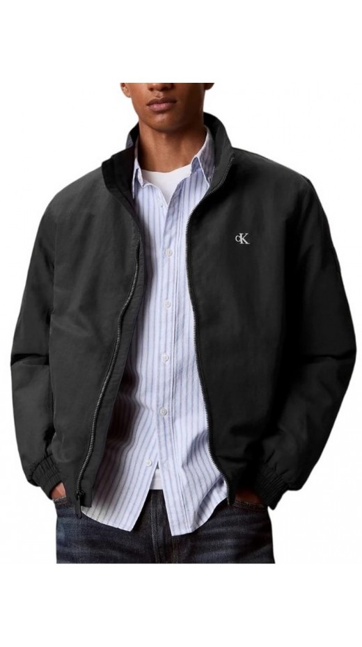 CALVIN KLEIN JEANS LS PADDED NYLON HARRINGTON JACKET ΜΠΟΥΦΑΝ ΑΝΔΡΙΚΟ BLACK