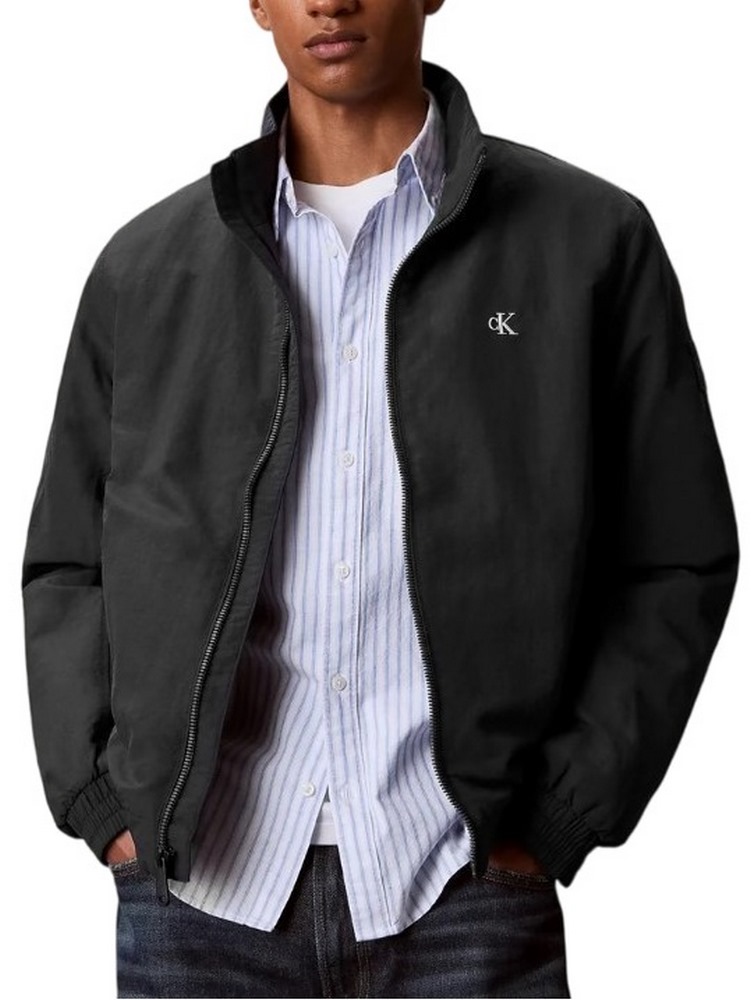 CALVIN KLEIN JEANS LS PADDED NYLON HARRINGTON JACKET ΜΠΟΥΦΑΝ ΑΝΔΡΙΚΟ BLACK