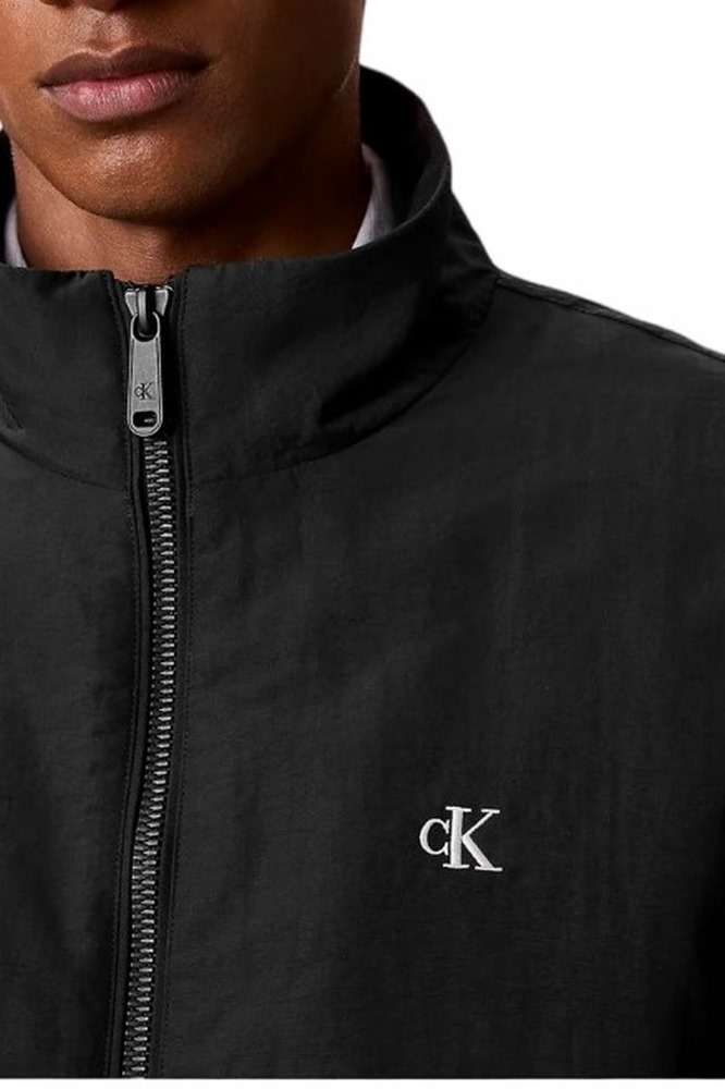 CALVIN KLEIN JEANS LS PADDED NYLON HARRINGTON JACKET ΜΠΟΥΦΑΝ ΑΝΔΡΙΚΟ BLACK