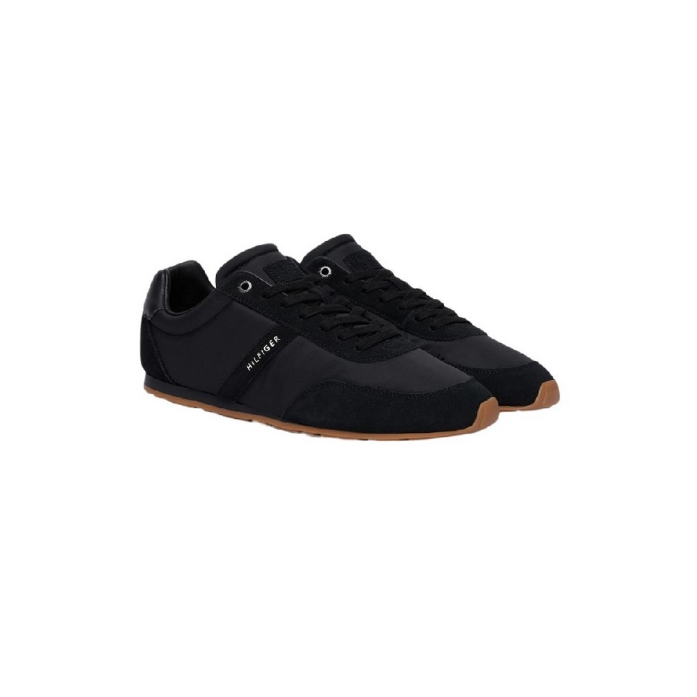 TOMMY HILFIGER LO RUN ICON SUMMER MIX ΠΑΠΟΥΤΣΙ ΑΝΔΡΙΚΟ BLACK