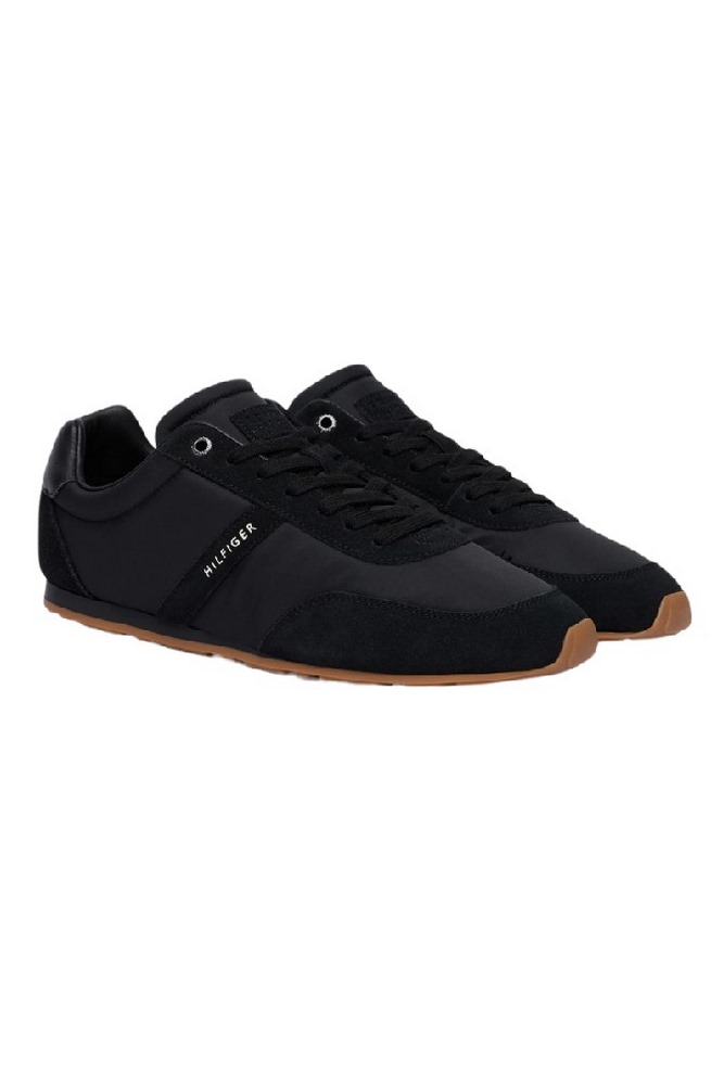 TOMMY HILFIGER LO RUN ICON SUMMER MIX ΠΑΠΟΥΤΣΙ ΑΝΔΡΙΚΟ BLACK