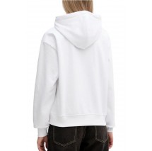 CALVIN KLEIN JEANS MONOLOGO FRENCH TERRY PO HOOD ΦΟΥΤΕΡ ΜΠΛΟΥΖΑ ΓΥΝΑΙΚΕΙΑ BRIGHT WHITE