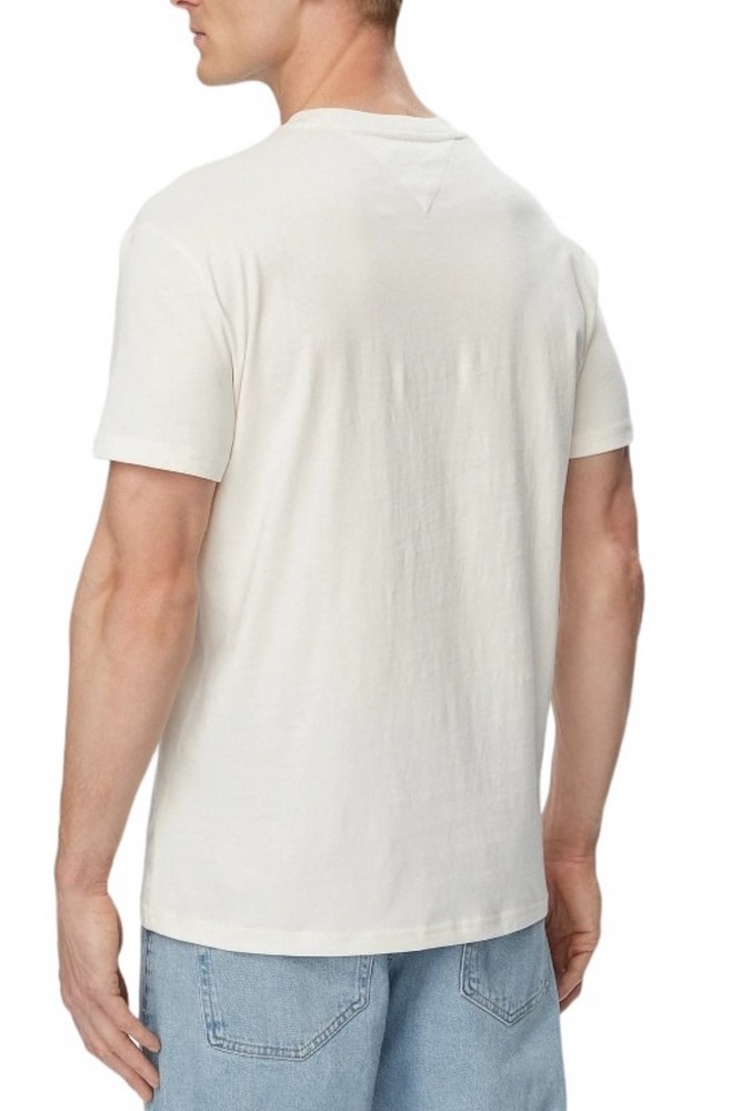 TOMMY JEANS  REG PHOTO FLAG T-SHIRT ΜΠΛΟΥΖΑ ΑΝΔΡΙΚΗ OFF WHITE