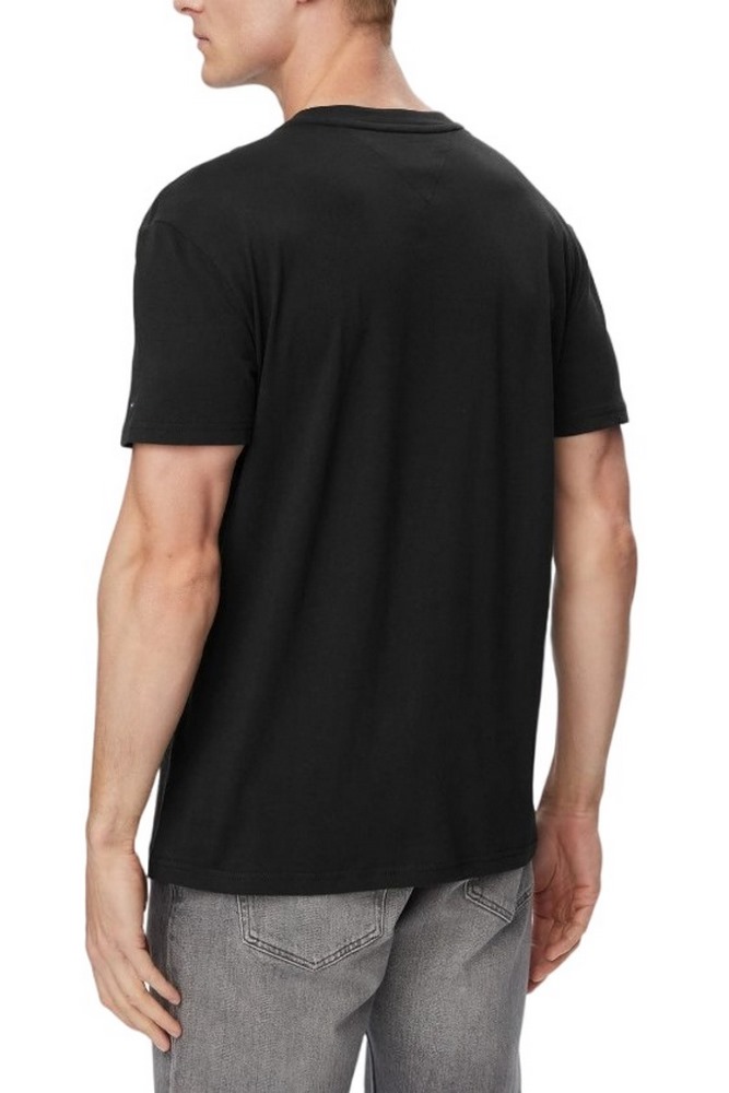 TOMMY JEANS  REG PHOTO FLAG T-SHIRT ΜΠΛΟΥΖΑ ΑΝΔΡΙΚΗ BLACK