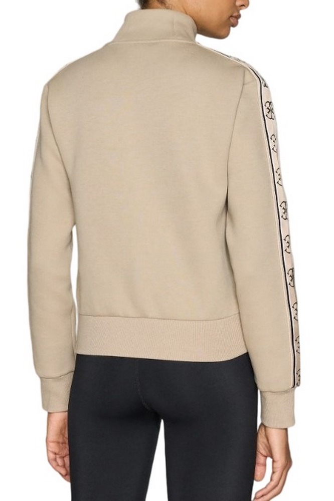 GUESS BRITNEY FULL ZIP SWEATSHIRT ΖΑΚΕΤΑ ΦΟΥΤΕΡ ΓΥΝΑΙΚΕΙΑ BEIGE