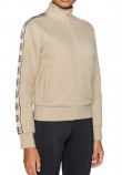 GUESS BRITNEY FULL ZIP SWEATSHIRT ΖΑΚΕΤΑ ΦΟΥΤΕΡ ΓΥΝΑΙΚΕΙΑ BEIGE