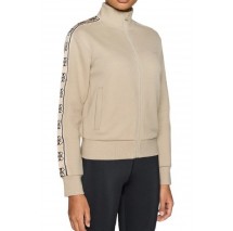 GUESS BRITNEY FULL ZIP SWEATSHIRT ΖΑΚΕΤΑ ΦΟΥΤΕΡ ΓΥΝΑΙΚΕΙΑ BEIGE