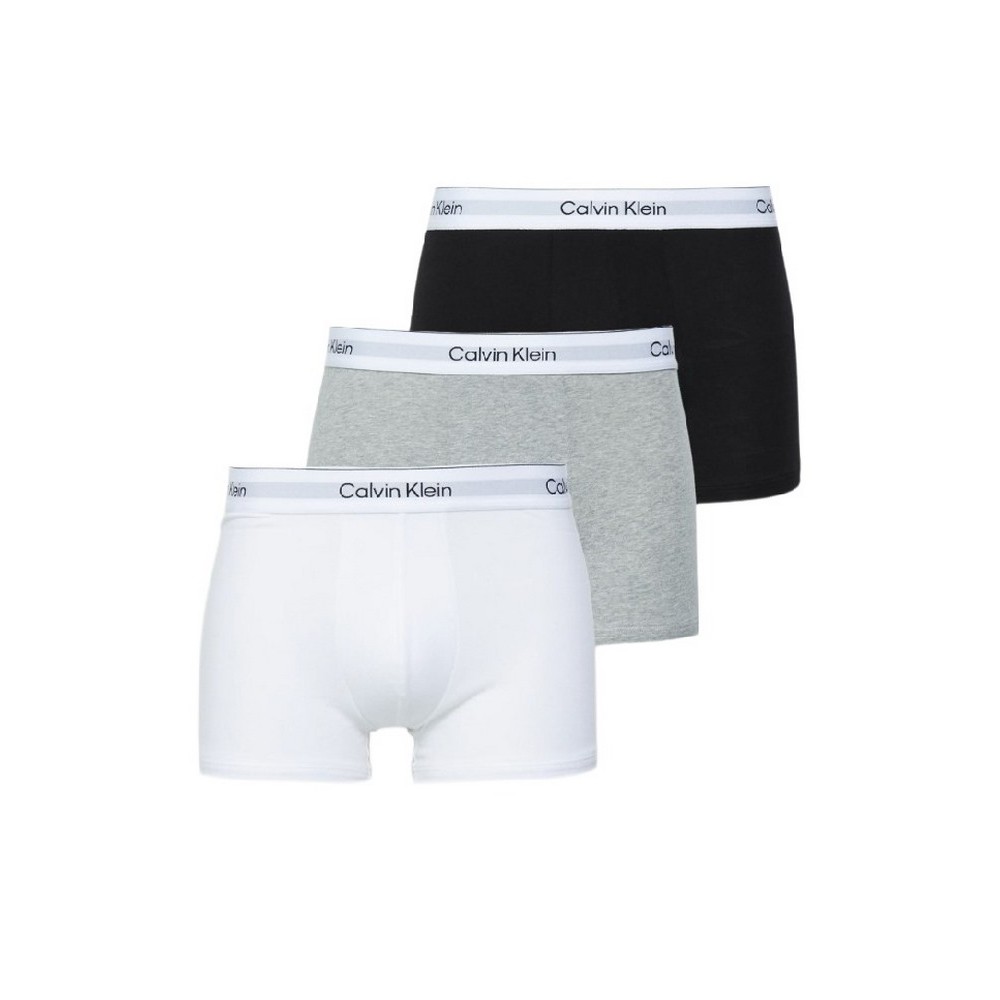 CALVIN KLEIN TRUNK 3PK ΕΣΩΡΟΥΧΟ ΑΝΔΡΙΚΟ WHITE/GREY