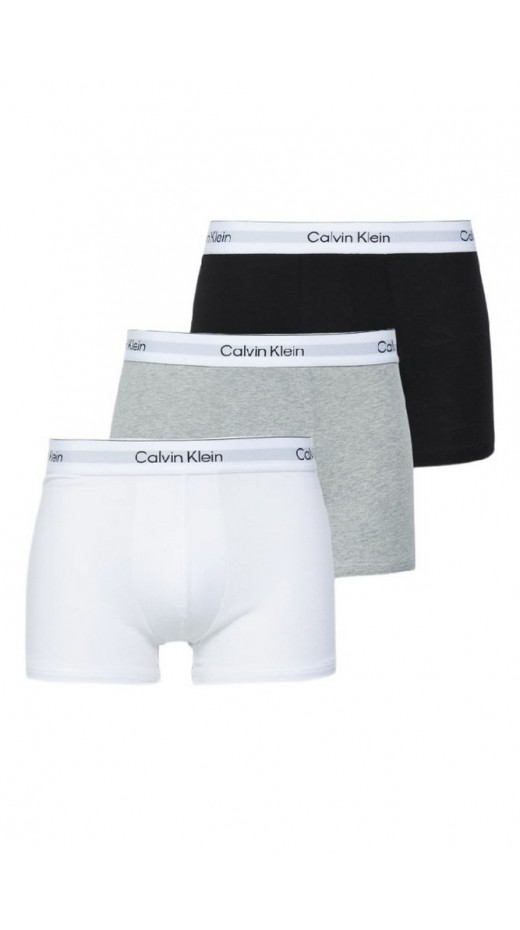 CALVIN KLEIN TRUNK 3PK ΕΣΩΡΟΥΧΟ ΑΝΔΡΙΚΟ WHITE/GREY