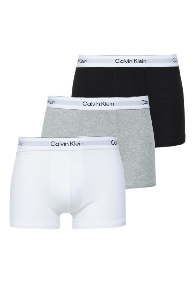 CALVIN KLEIN TRUNK 3PK ΕΣΩΡΟΥΧΟ ΑΝΔΡΙΚΟ WHITE/GREY
