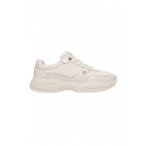 TOMMY HILFIGER MODERN RUNNER SHINY LEATHER ΠΑΠΟΥΤΣΙ ΓΥΝΑΙΚΕΙΟ BEIGE