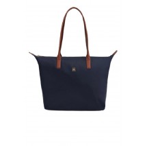 TOMMY HILFIGER POPETTE TOTE ΤΣΑΝΤΑ ΓΥΝΑΙΚΕΙΑ NAVY
