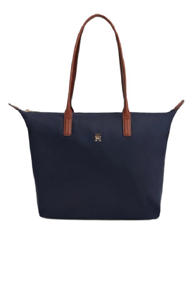 TOMMY HILFIGER POPETTE TOTE ΤΣΑΝΤΑ ΓΥΝΑΙΚΕΙΑ NAVY