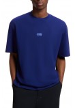 HUGO BOSS NALONO JERSEY T-SHIRT ΜΠΛΟΥΖΑ ΑΝΔΡΙΚΗ DARK BLUE
