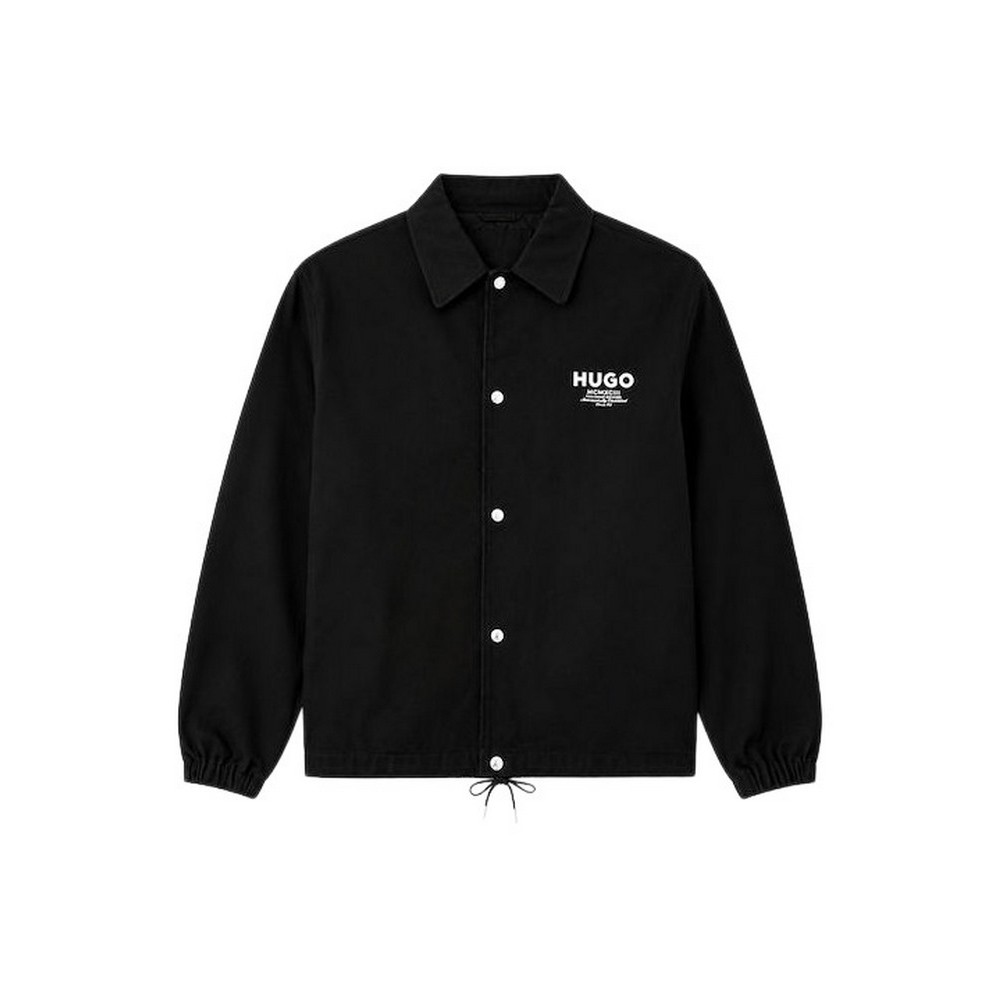 HUGO BOSS BIYO CASUAL JACKET ΜΠΟΥΦΑΝ ΑΝΔΡΙΚΟ BLACK