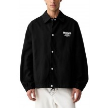 HUGO BOSS BIYO CASUAL JACKET ΜΠΟΥΦΑΝ ΑΝΔΡΙΚΟ BLACK