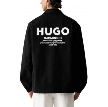 HUGO BOSS BIYO CASUAL JACKET ΜΠΟΥΦΑΝ ΑΝΔΡΙΚΟ BLACK