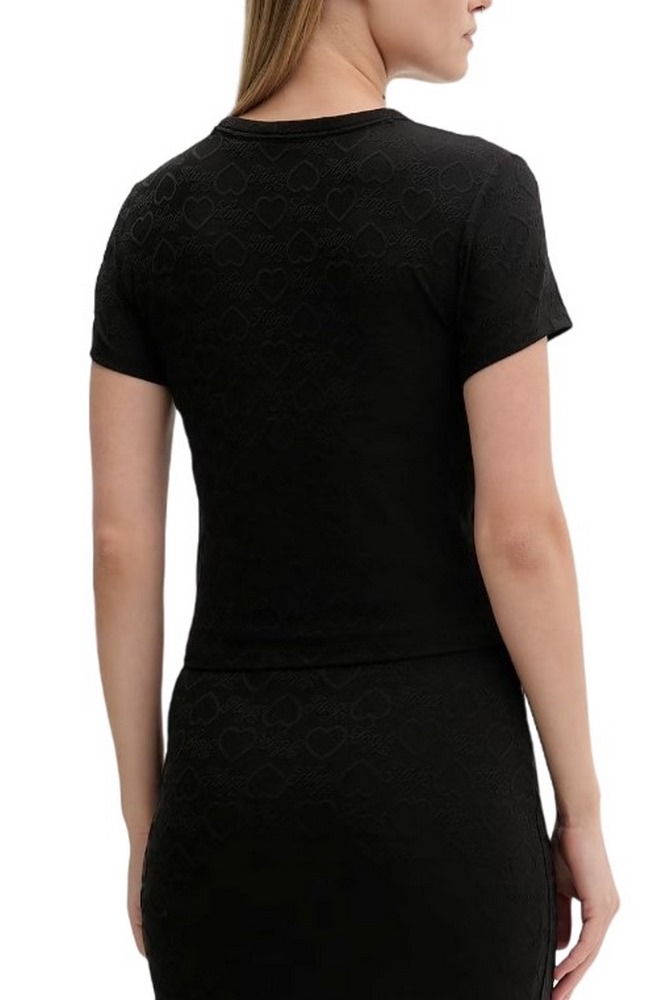 HUGO BOSS JERSEY T-SHIRT DAPPLESS B ΤΟΠ ΓΥΝΑΙΚΕΙΟ BLACK