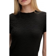 HUGO BOSS JERSEY T-SHIRT DAPPLESS B ΤΟΠ ΓΥΝΑΙΚΕΙΟ BLACK