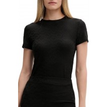HUGO BOSS JERSEY T-SHIRT DAPPLESS B ΤΟΠ ΓΥΝΑΙΚΕΙΟ BLACK