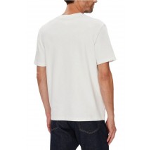 CALVIN KLEIN STRETCH PIQUE NANO EASY T-SHIRT ΜΠΛΟΥΖΑ ΑΝΔΡΙΚΗ BRIGHT WHITE
