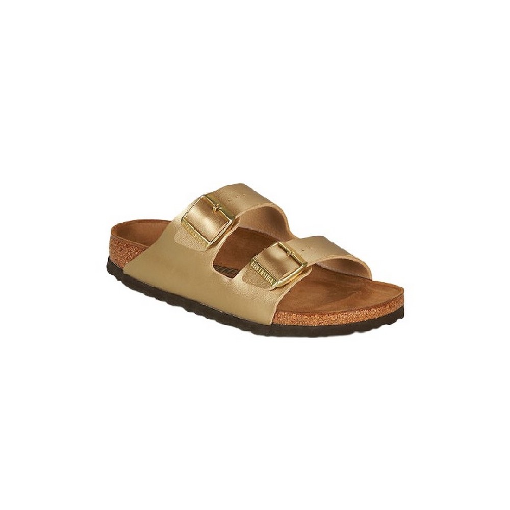 BIRKENSTOCK SYNTHETICS ARIZONA NARROW SEASONAL ΠΑΝΤΟΦΛΑ ΓΥΝΑΙΚΕΙΑ GOLD