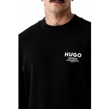 HUGO BOSS NESPON JERSEY SWEATSHIRT ΜΠΛΟΥΖΑ ΦΟΥΤΕΡ ΑΝΔΡΙΚΗ BLACK