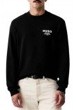 HUGO BOSS NESPON JERSEY SWEATSHIRT ΜΠΛΟΥΖΑ ΦΟΥΤΕΡ ΑΝΔΡΙΚΗ BLACK