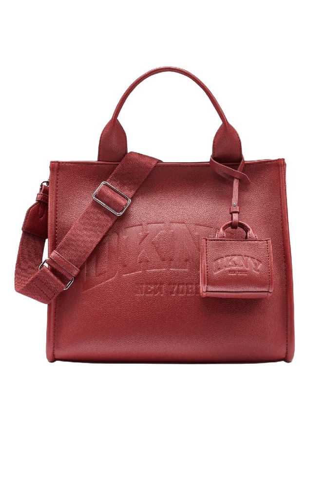 DKNY HADLEE MD TOTE HANDBAG R53AAR57 ΤΣΑΝΤΑ ΓΥΝΑΙΚΕΙΑ BORDEAUX
